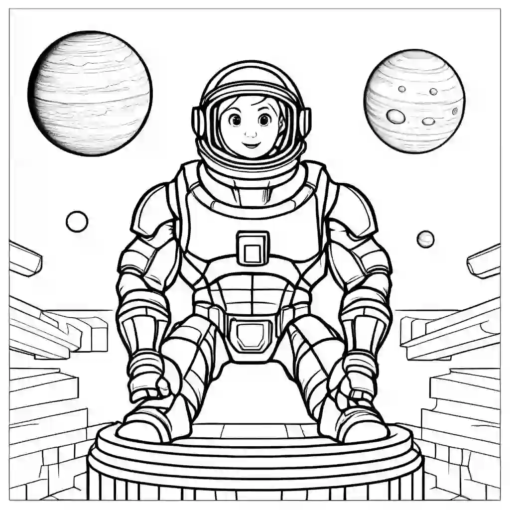 Mars coloring pages